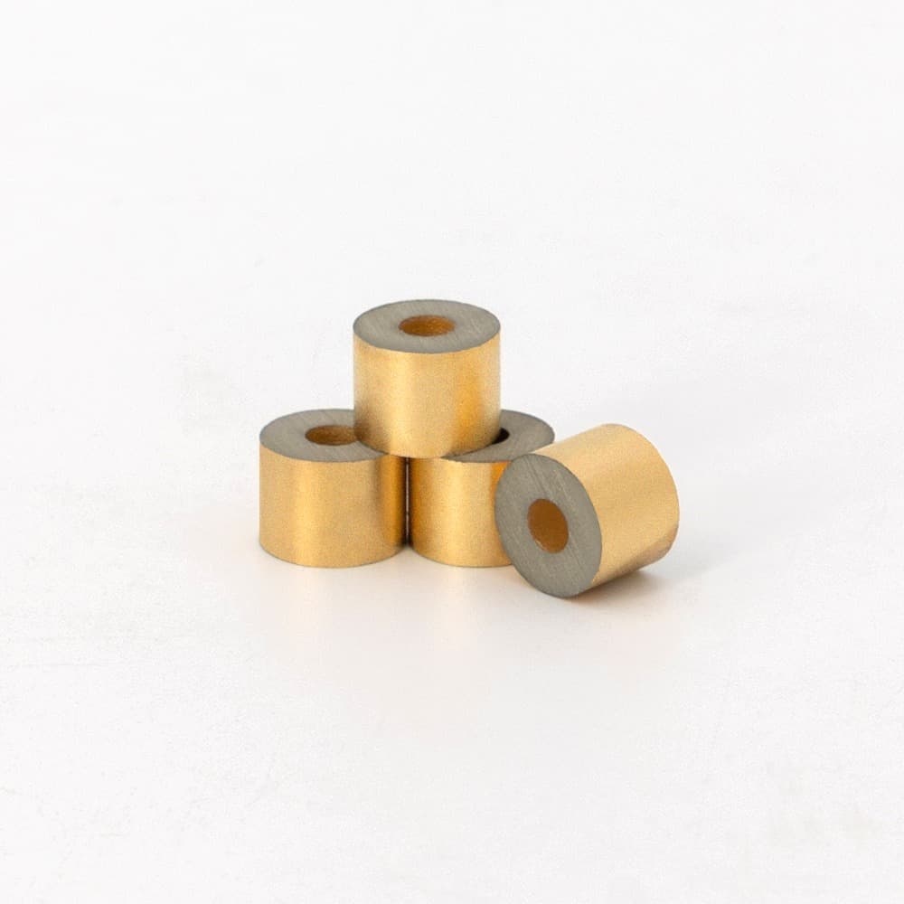 Ø8.4×Ø4.5×5 PLiS51 برشی با آب‌طلاکاری